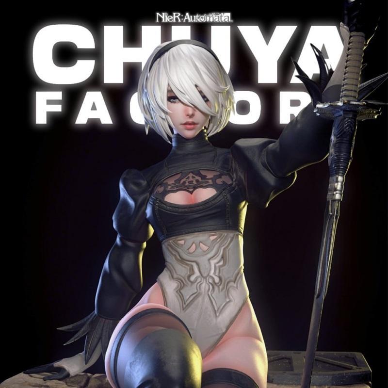 Chuya工厂 - 2B - 3D打印模型|Chuya Factory – 2B – 3D Print Model STL