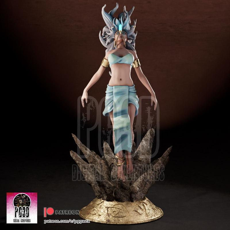 PgGasta创作的《亚特兰蒂斯》3D打印模型|PgGasta – Kida – Atlantis – 3D Print Model