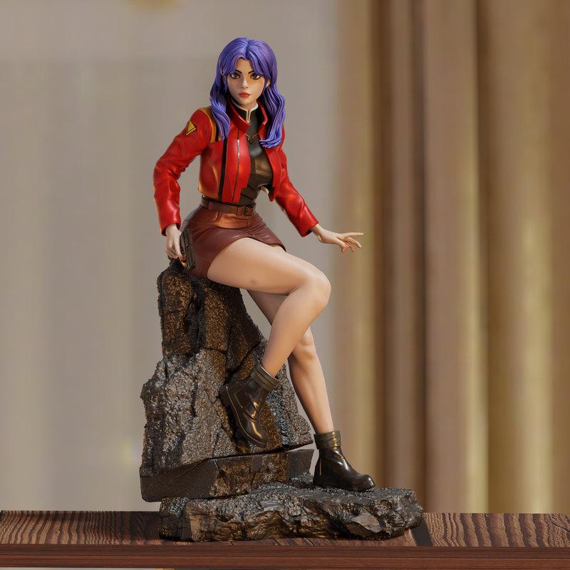 BrunoArt3D - 水泽美咲 - 3D打印模型|BrunoArt3D – Misato Katsuragi – 3D Print Model