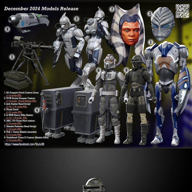 Skylu 12月作品：3D打印模型《银河英雄》角色模型|Skylu December 2024 – 3D Print Model