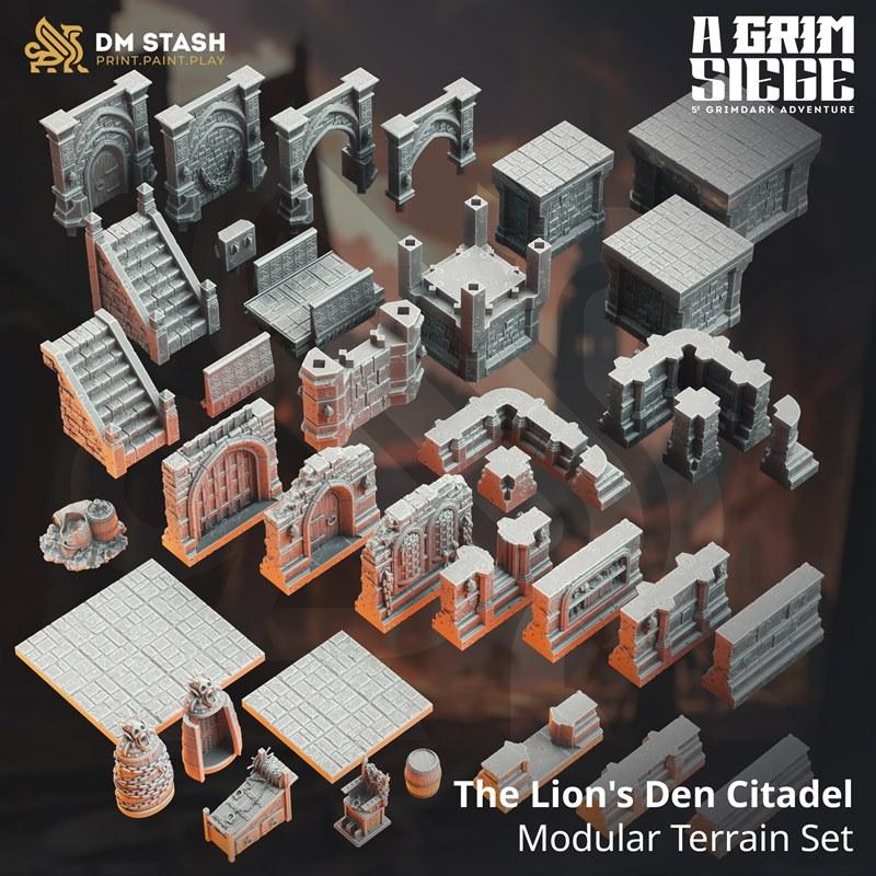 DM Stash – 《grim siege》2025年3D打印模型|DM Stash – A Grim Siege April 2025 – 3D Print Model STL