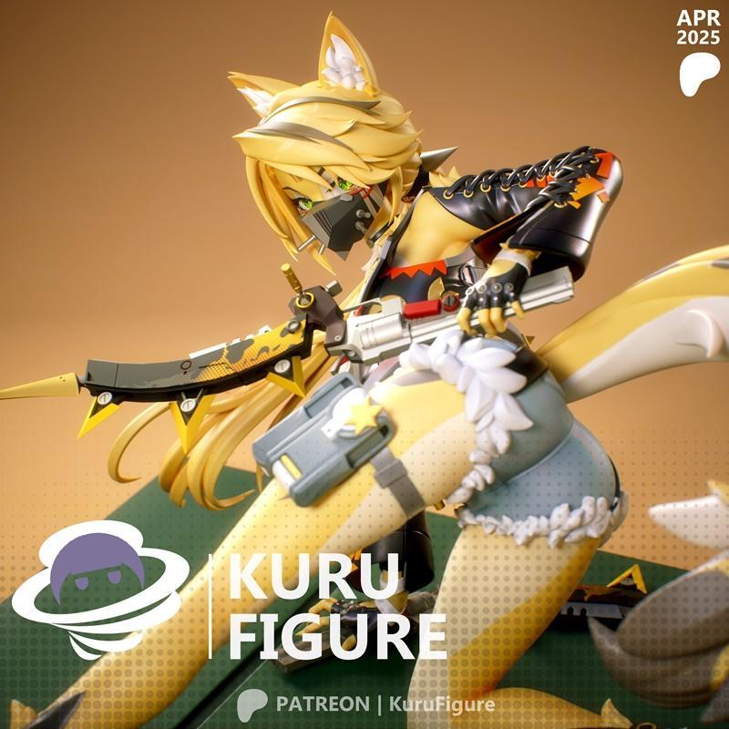 Kuru Figure - 《Zenless Zone Zero》脉华角色 3D打印模型|Kuru Figure – Zenless Zone Zero – Pulchra – 3D Print Model STL