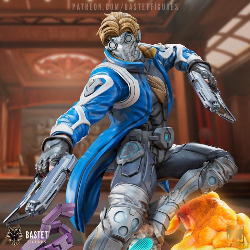 星爵 - 复仇者联盟 - 3D打印模型|Star Lord – Marvel Rivals – 3D Print Model STL