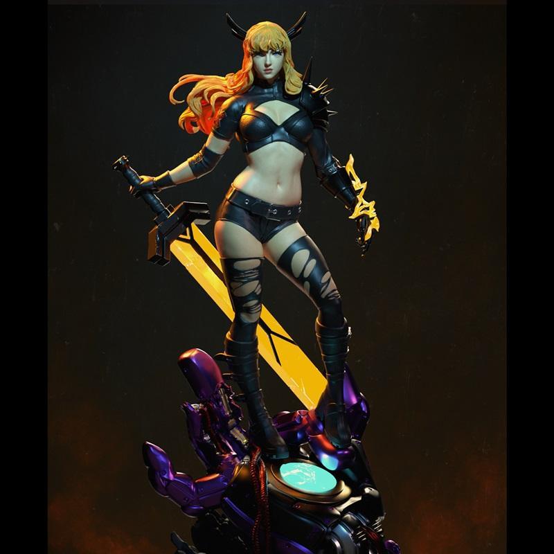 3D打印模型：魔ikal角色造型设计|3D3Do Studio – Magik – 3D Print Model STL