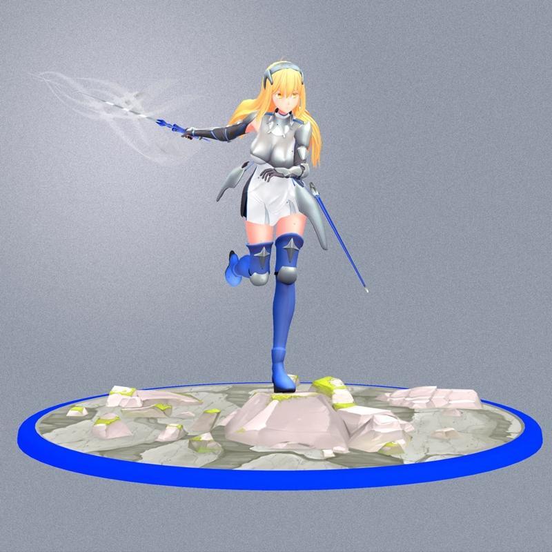 Ais Wallenstein——丹特利机甲——3D打印模型|Ais Wallenstein – DanMachi – 3D Print Model STL