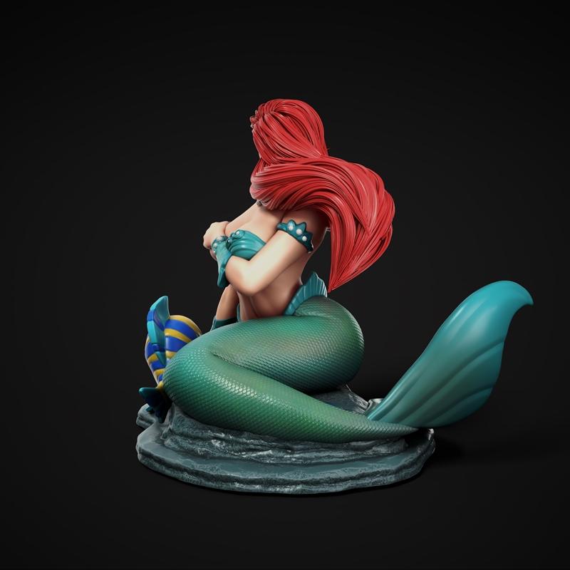 Abe3D - 艾莉尔 - 3D打印模型|Abe3D – Ariel – 3D Print Model STL