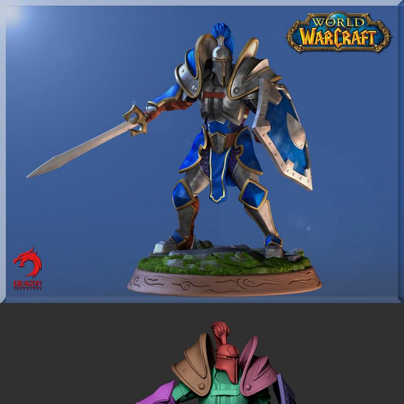 Footman – 动漫游戏角色3D打印模型|Footman – 3D Print Model