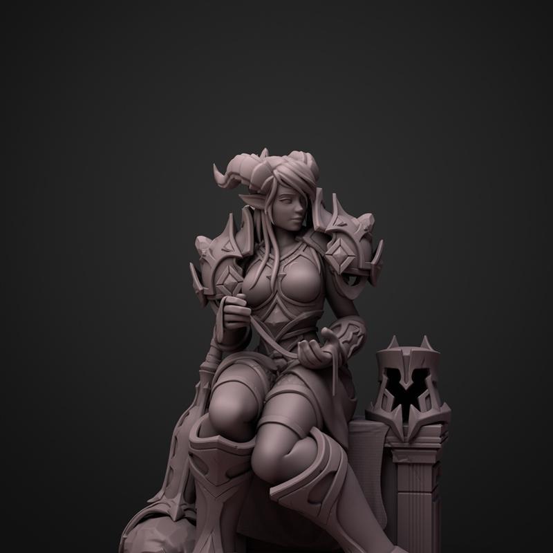 Yrel - 动漫游戏角色3D打印模型|Yrel – 3D Print Model STL
