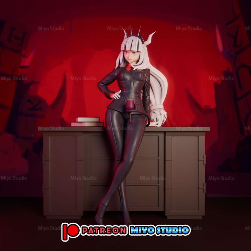 Miyo Studio Helltaker路西法 3D打印模型|Miyo Studio – Helltaker – Lucifer – 3D Print Model STL