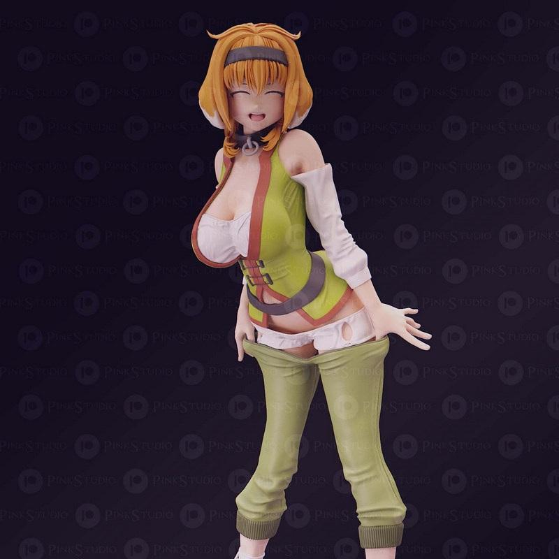 Pink Studio旗下3D打印模型《罗克珊娜：异界迷宫中的后宫》|Pink Studio – Roxanne – Harem in the Labyrinth of Another World – 3D Print Model