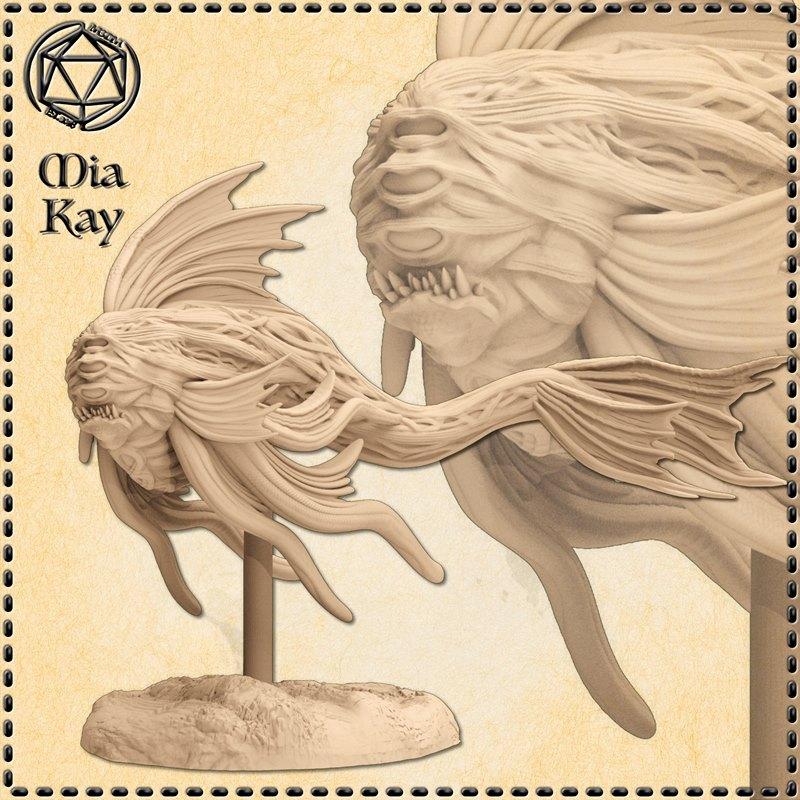 M3DM - 恐怖怪兽与异变生物 3D打印模型|M3DM – Monstrosities & Abberations – 3D Print Model STL