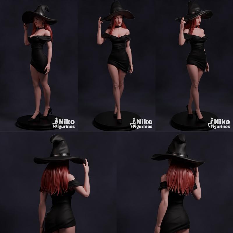 Niko工作室优雅女巫3D打印模型|Niko Figurines – Elegant Witch – 3D Print Model STL