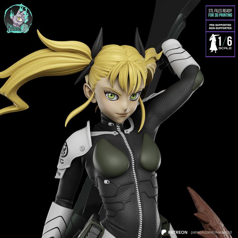 Kaidan3D - 《奇诺之旅》3D打印模型|Kaidan3D – Kikoru Shinomiya – 3D Print Model