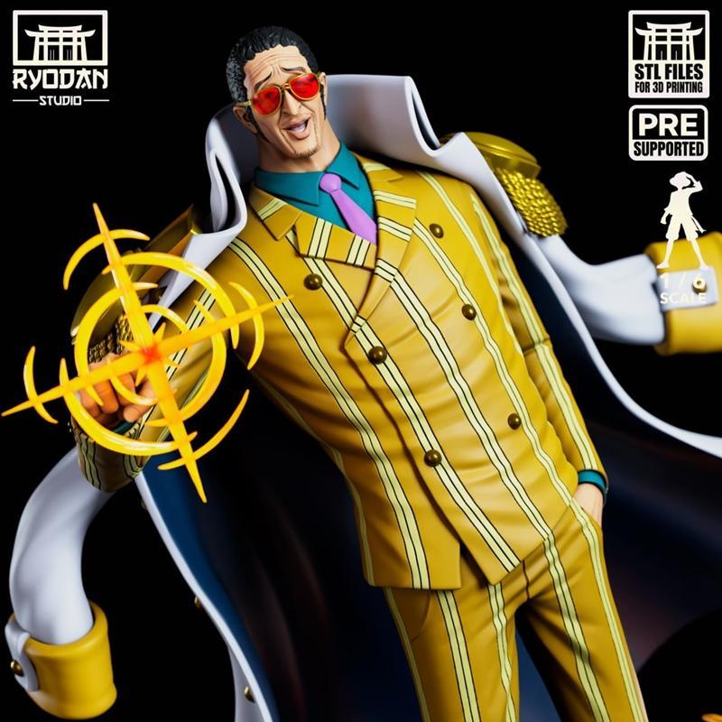 Ryodan Studio 3D打印模型：海贼王 Kizaru|Ryodan Studio – Kizaru – One Piece – 3D Print Model STL