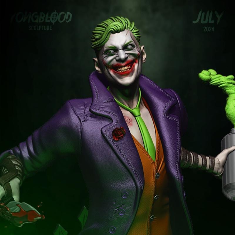 永血雕塑 - 狂人 - 3D打印模型|Yongblood Sclupture – The Joker – 3D Print Model STL