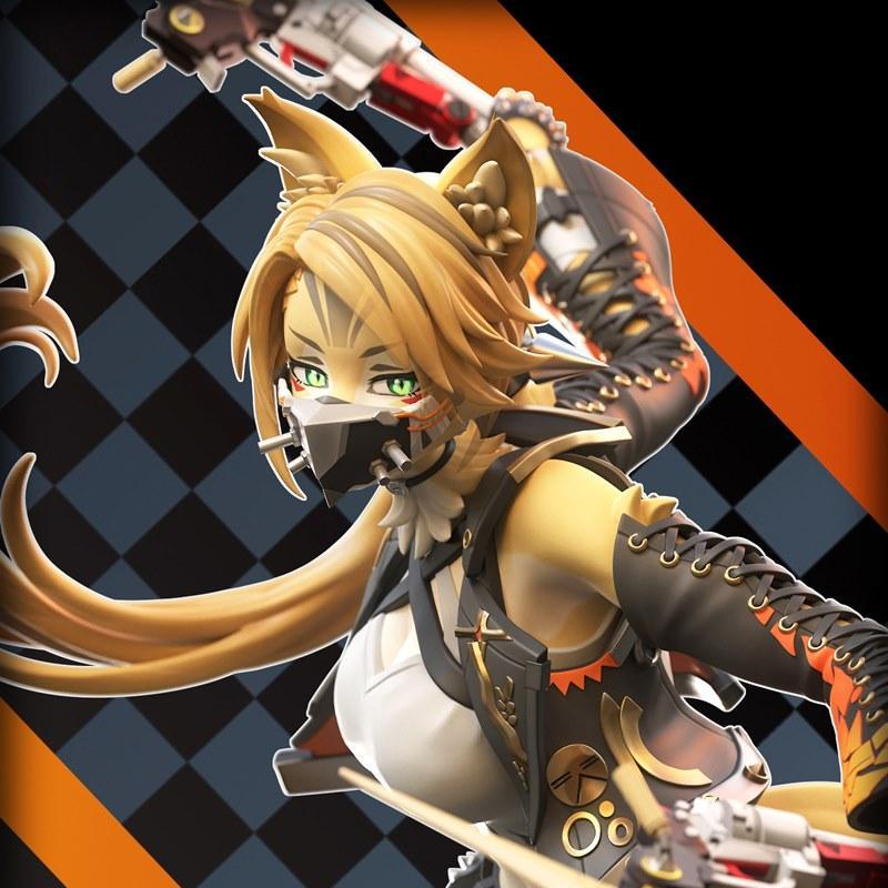 Neko Figurines 3D打印模型：Zenless Zone Zero角色Pulchra精致手办造型|Neko Figurines – Zenless Zone Zero – Pulchra – 3D Print Model STL