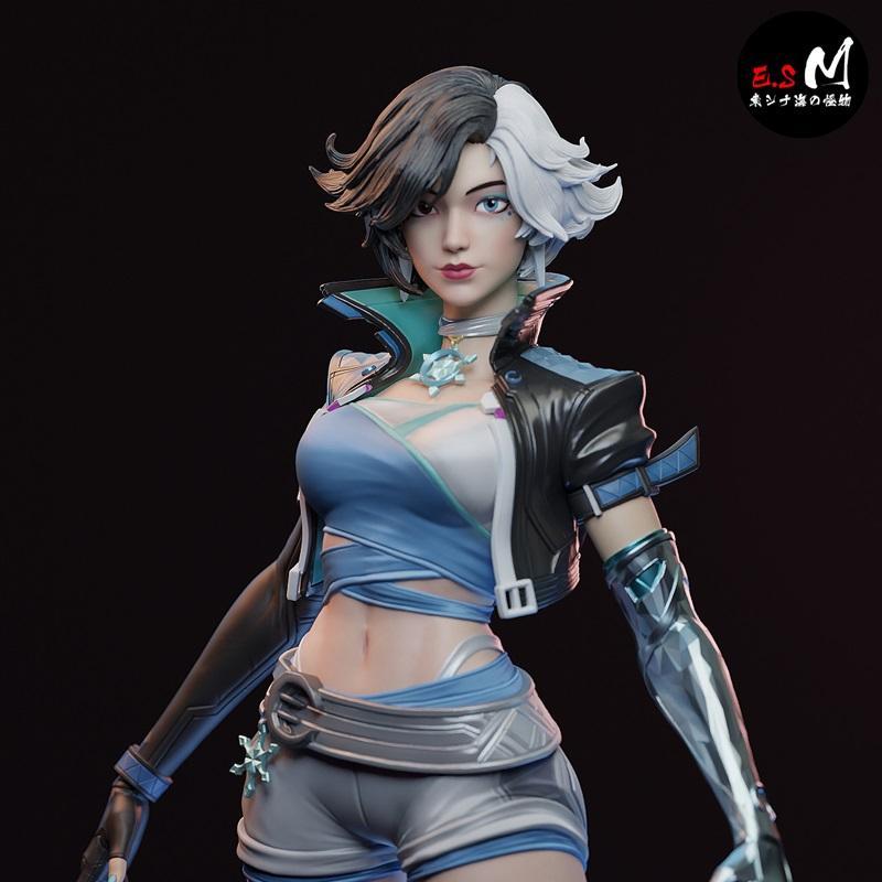 E.S怪物 - 月之雪 - 3D打印模型|E.S Monster – Luna Snow – 3D Print Model STL