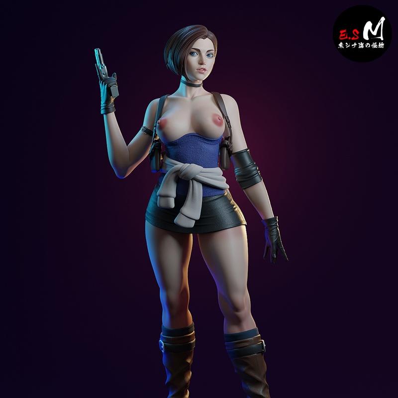 E.S怪物 – 詹妮弗·瓦伦丁 – 3D打印模型|E.S Monster – Jill Valentine – 3D Print Model STL