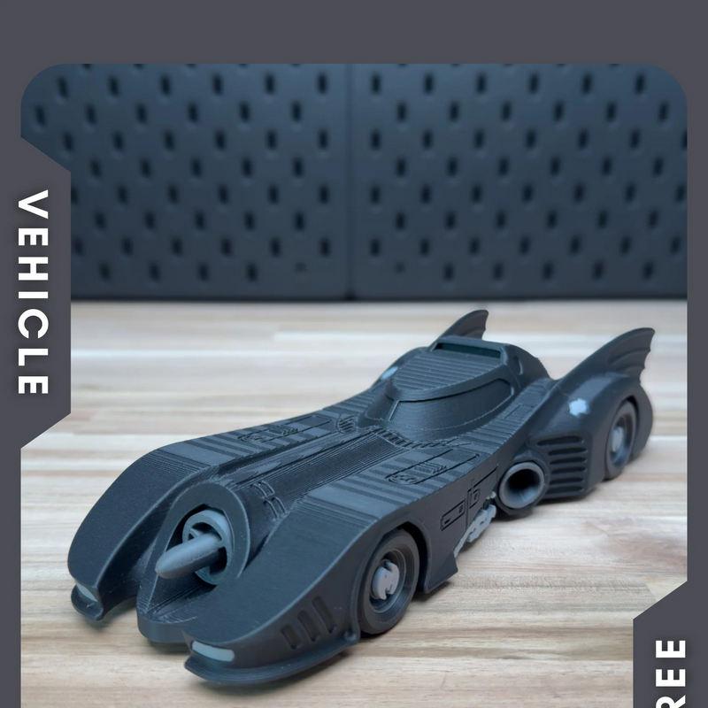 1989蝙蝠车3D打印模型|Chunkable – 1989 Batmobile Kit – 3D Print Model