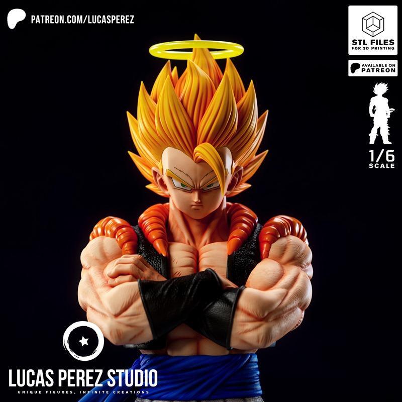 卢卡斯·佩雷斯工作室 -  Gogeta - 3D打印模型|Lucas Perez Studio – Gogeta – 3D Print Model STL