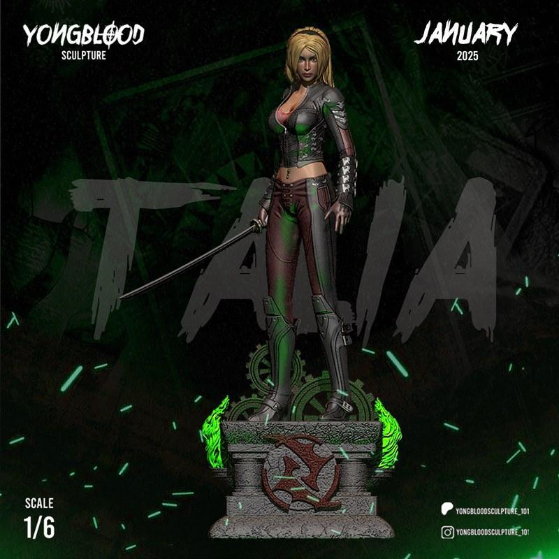 永血雕塑 - 蒂拉·阿尔·古尔 - 3D打印模型|Yongblood Sculpture – Talia al Ghul – 3D Print Model STL