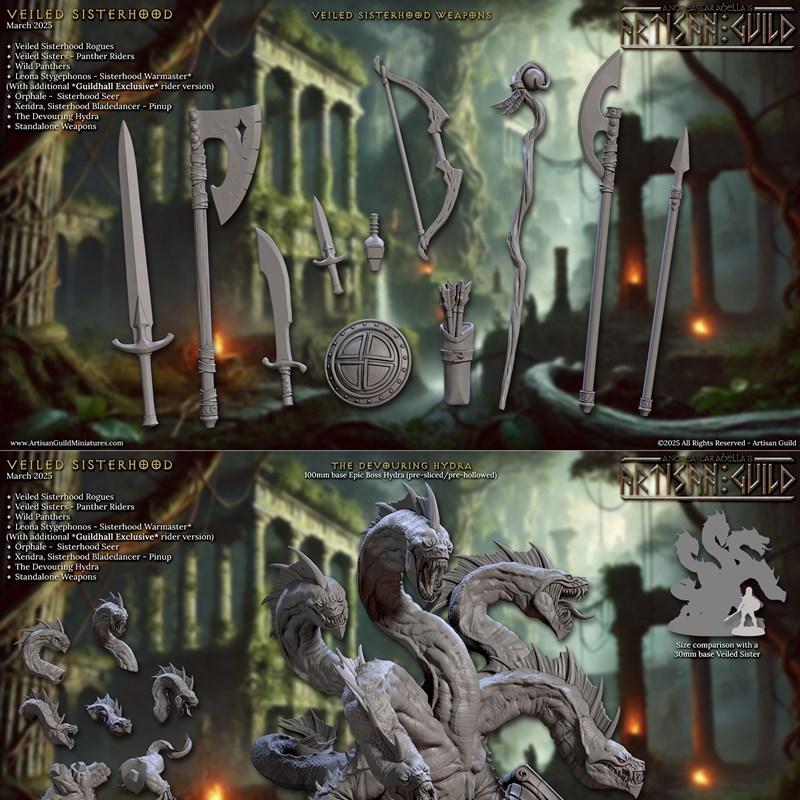 匠心工坊2025年3月作品——3D打印模型STL|Artisan Guild March 2025 – 3D Print Model STL
