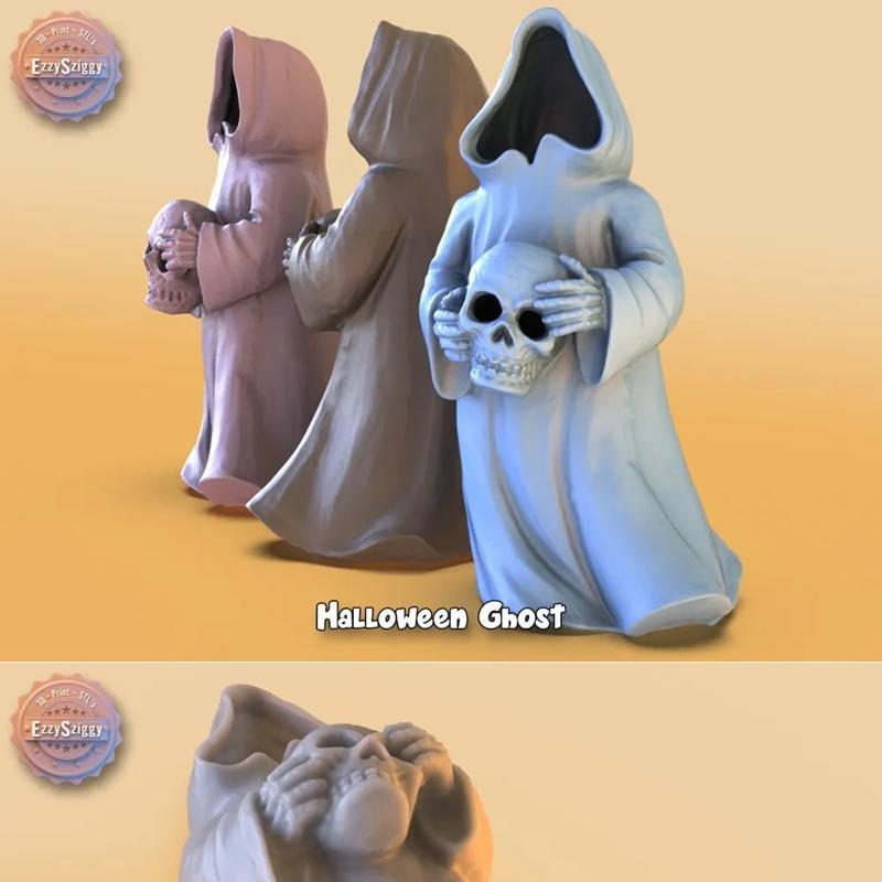 万圣节幽灵 - 3D打印模型|Halloween Ghost – 3D Print Model STL