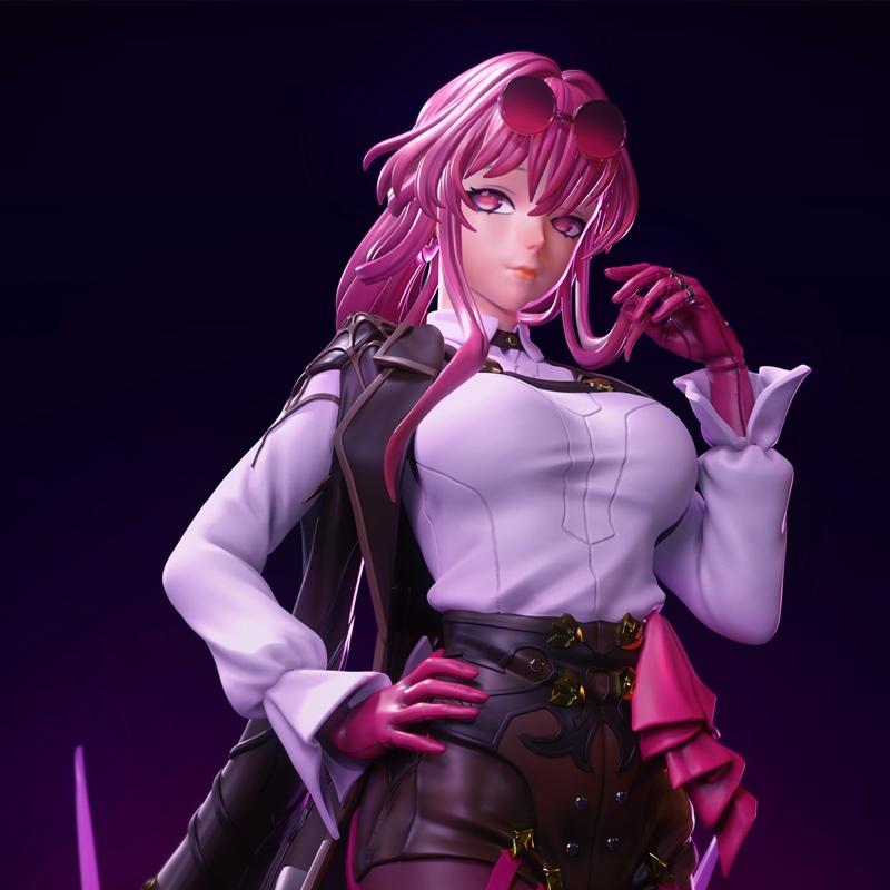 CW工作室 - 哈克系列 - 卡夫卡 3D打印模型|CW Studio – Honkai – Kafka – 3D Print Model STL