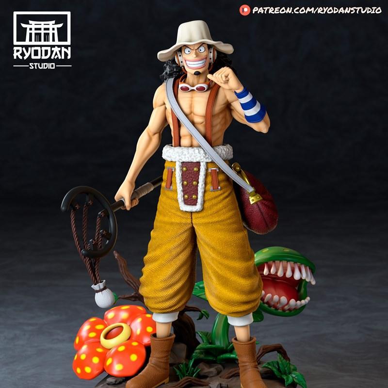 瑞奥丹工作室 - 草帽一伙 - 草帽海贼团 - 乌索普 - 3D打印模型|Ryodan Studio – Usopp – One Piece – 3D Print Model STL