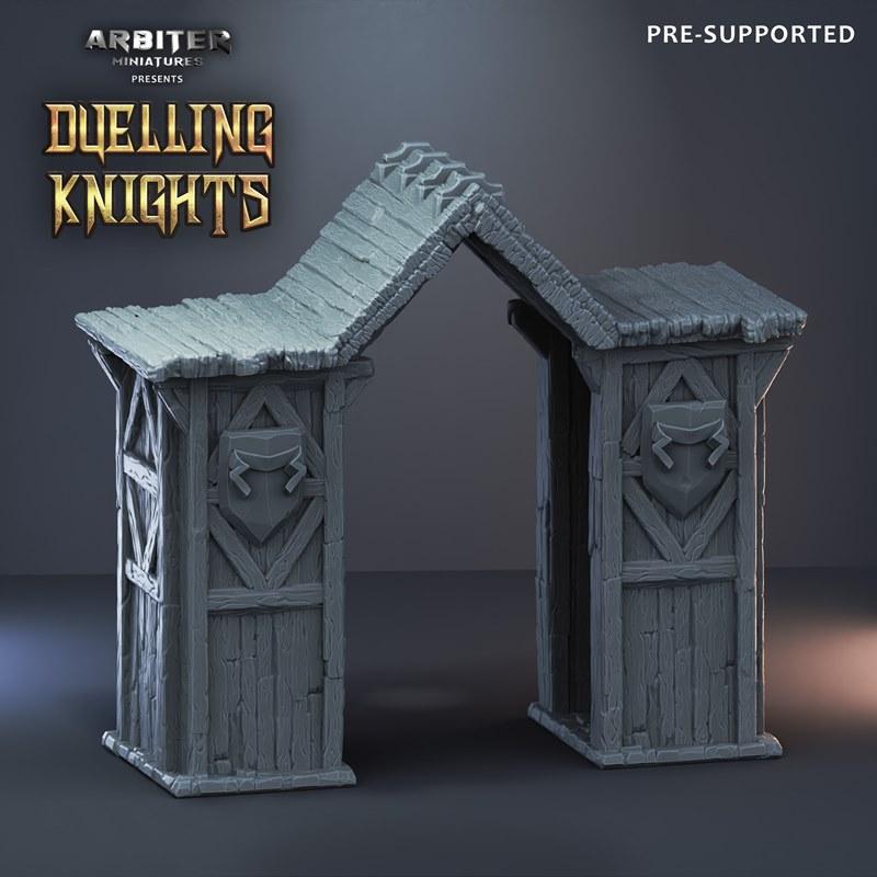 Arbiter迷你模型——骑士对决3D打印模型|Arbiter Miniatures – Dueling Knights – 3D Print Model STL