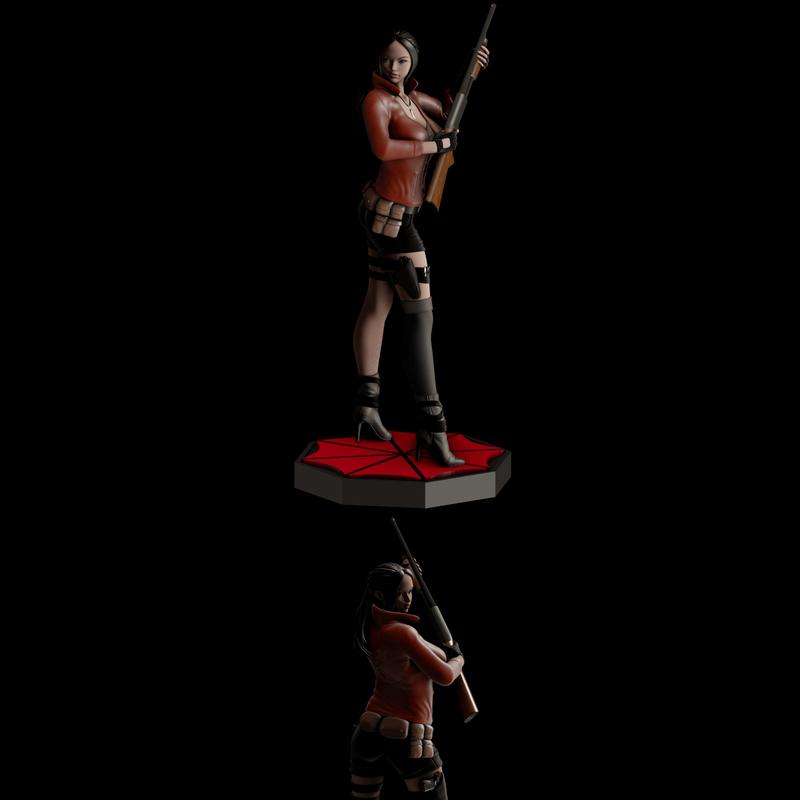 生化危机 蔻依·雷德菲尔德 3D打印模型|PgGasta – Resident Evil – Claire Redfield – 3D Print Model