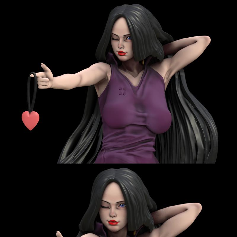 One Piece 3D打印模型：草帽海贼团之博阿·汉科克|PgGasta – One Piece – Boa Hancock – 3D Print Model