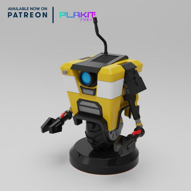 PlaKit - 边界领主 可乐陷阱 3D打印模型|PlaKit – Borderlands ClapTrap – 3D Print Model