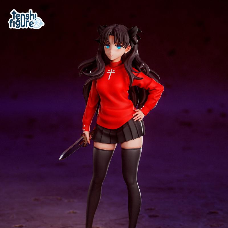 3D打印模型：Fate 理子·东saka|Tesnhi Figures – Fate – Rin Tohsaka – 3D Print Model