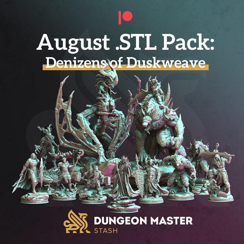 DM Stash – 《暮织》3D打印模型|DM Stash – Denizens of Duskweave – 3D Print Model STL