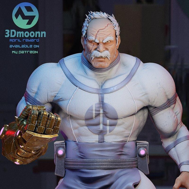 3D打印模型：Moonn征服者——无敌之战|3Dmoonn – Invincible – Conquest – 3D Print Model STL