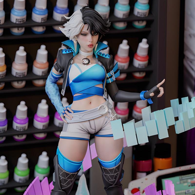 漫威洛娜雪 3D打印模型 STL|KuGo figures – Marvel – Loona Snow – 3D Print Model STL