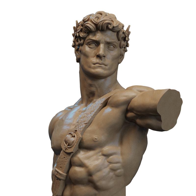 Apolo系列3D打印模型|Apolo Bust – 3D Print Model