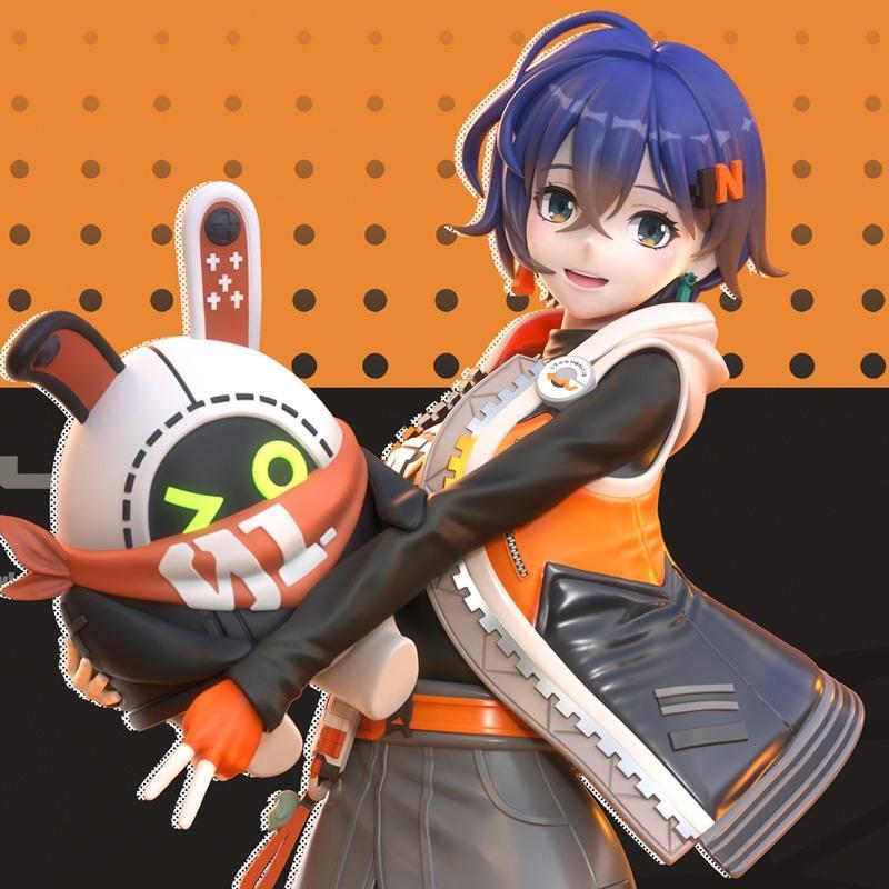 Neko Figurines 3D打印模型：崩坏：星穹铁道-贝尔|Neko Figurines – Zenless Zone Zero – Belle – 3D Print Model STL