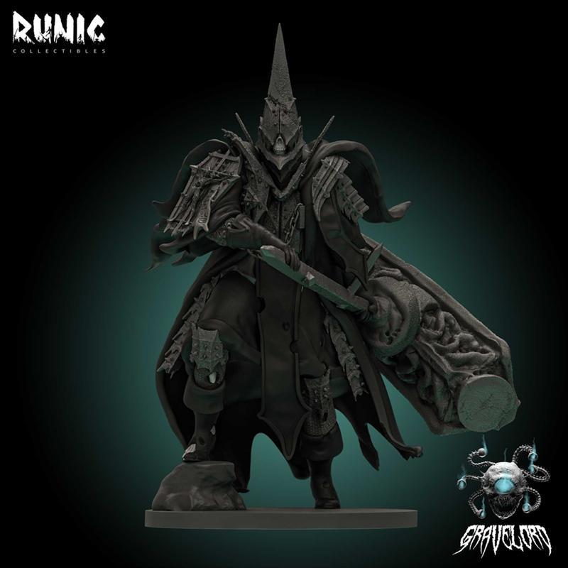 跑图收藏——不死武官 3D打印模型|Runic Collectibles – Undead Enforcer – 3D Print Model STL