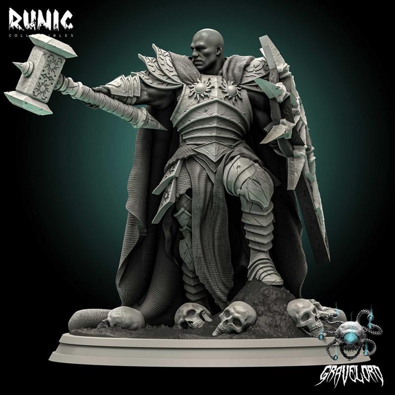 Invictus Lighthammer 3D打印模型|Runic Collectibles – Invictus Lighthammer – 3D Print Model STL
