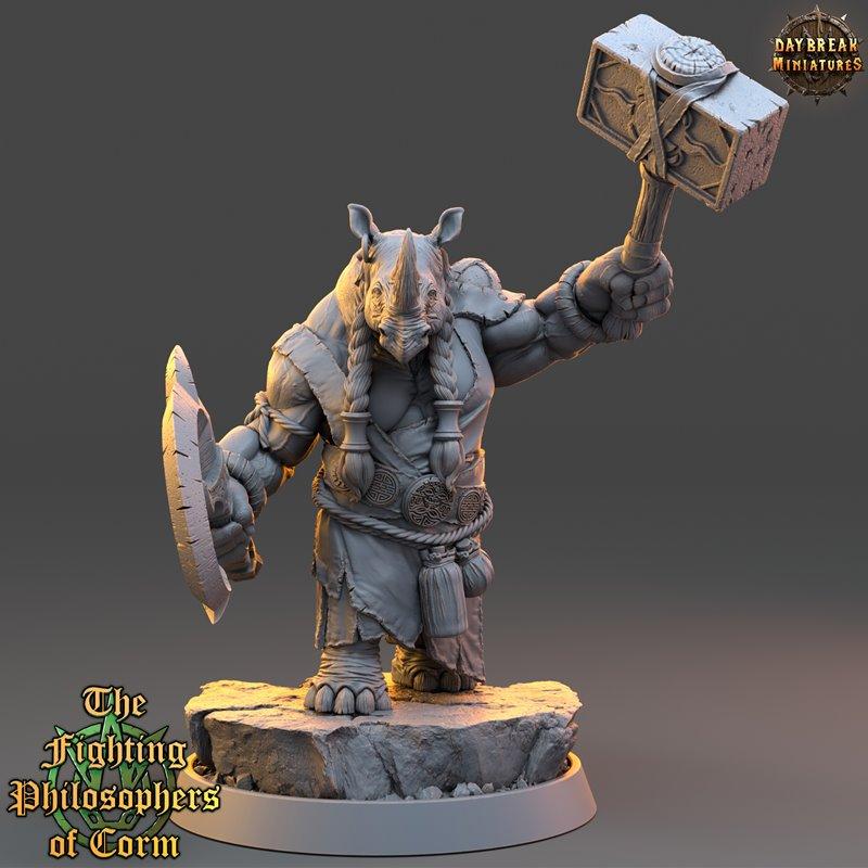 Daybreak Miniatures《战斗哲人》3D打印模型套装|Daybreak Miniatures – The Fighting Philosophers of Corm Complete Pack – 3D Print Model STL