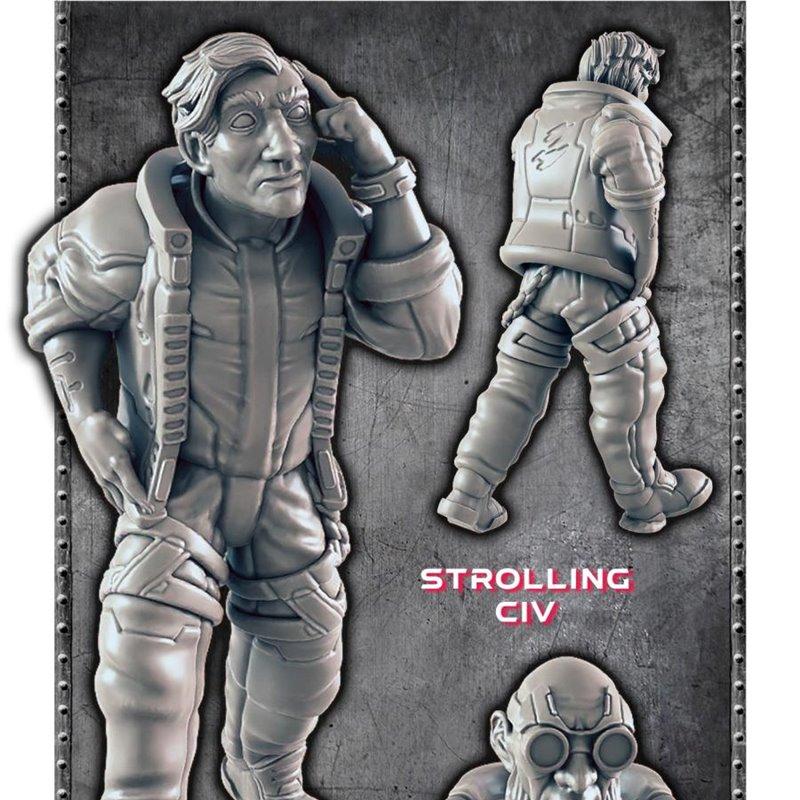 空城模型：3D打印动漫角色立体雕塑|Ghost City – 3D Print Model STL