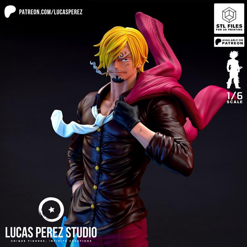 Lucas Perez Studio - 三桥 - 3D打印模型|Lucas Perez Studio – Sanji – 3D Print Model STL