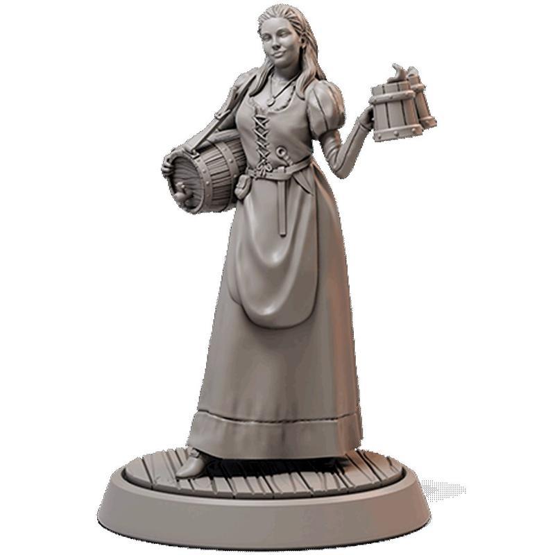 3D打印模型：等待者|Waitress – 3D Print Model STL