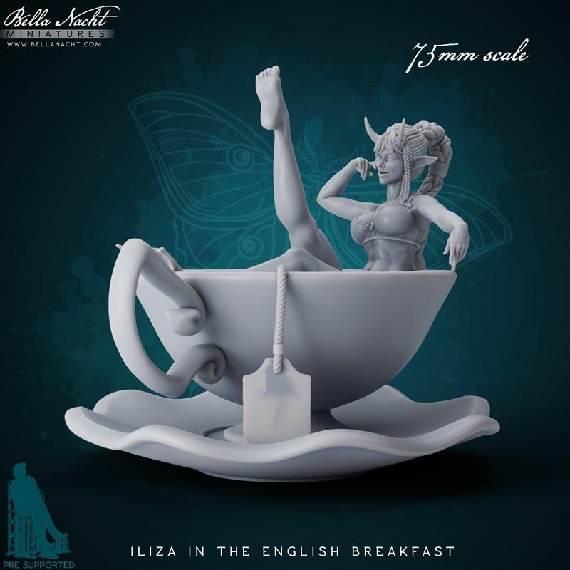 Bella Nacht Miniatures – Devilish Tea Party – 3D Print Model STL