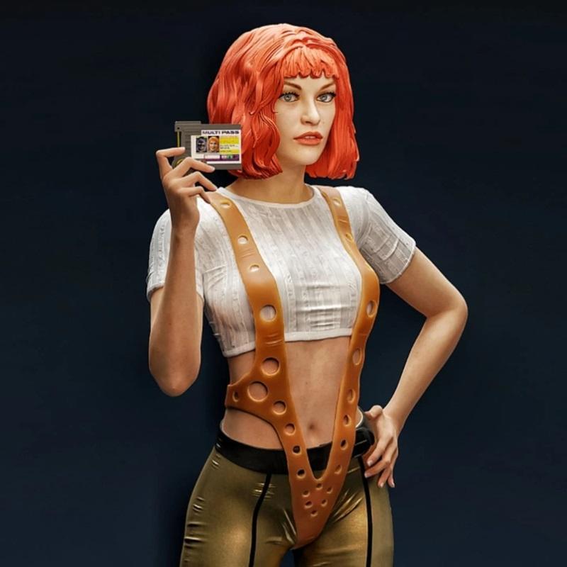 MCM3D - 利路 - 3D打印模型|MCM3D – Leeloo – 3D Print Model STL