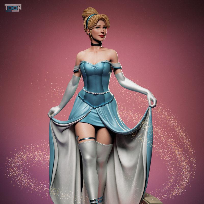 Toon Studios《白雪公主》3D打印模型|Toon Studios – Cinderella – 3D Print Model