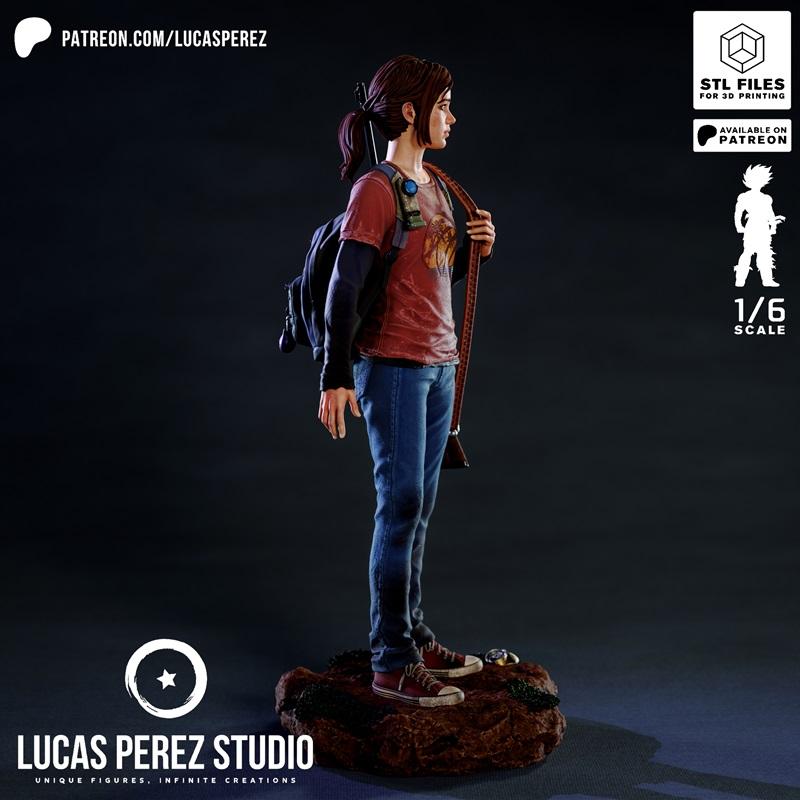 卢卡斯佩雷斯工作室 - 埃莉 - 3D打印模型|Lucas Perez Studio – Ellie – 3D Print Model STL