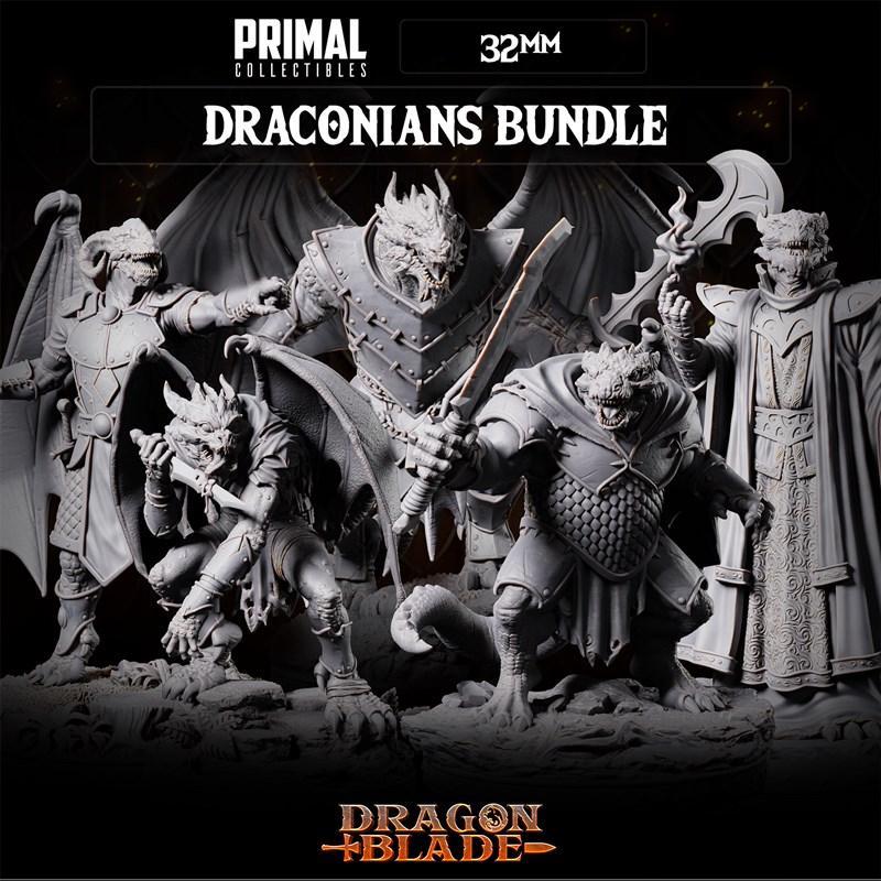 PRIMAL Collectibles龙剑3D打印模型|PRIMAL Collectibles – Draconians Bundle – DragonBlade – 3D Print Model STL